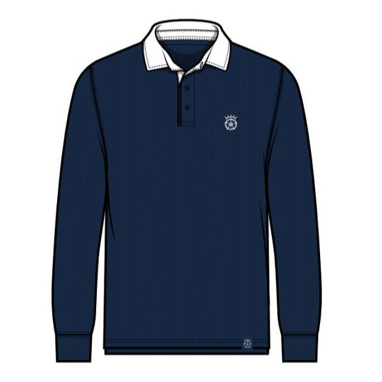 Hampshire Rose & Crown Gilliat Long Sleeve Polo - Adults